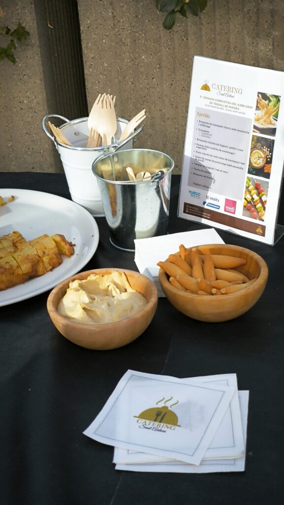 Aperitiu que es va servir al finalitzar la jornada.