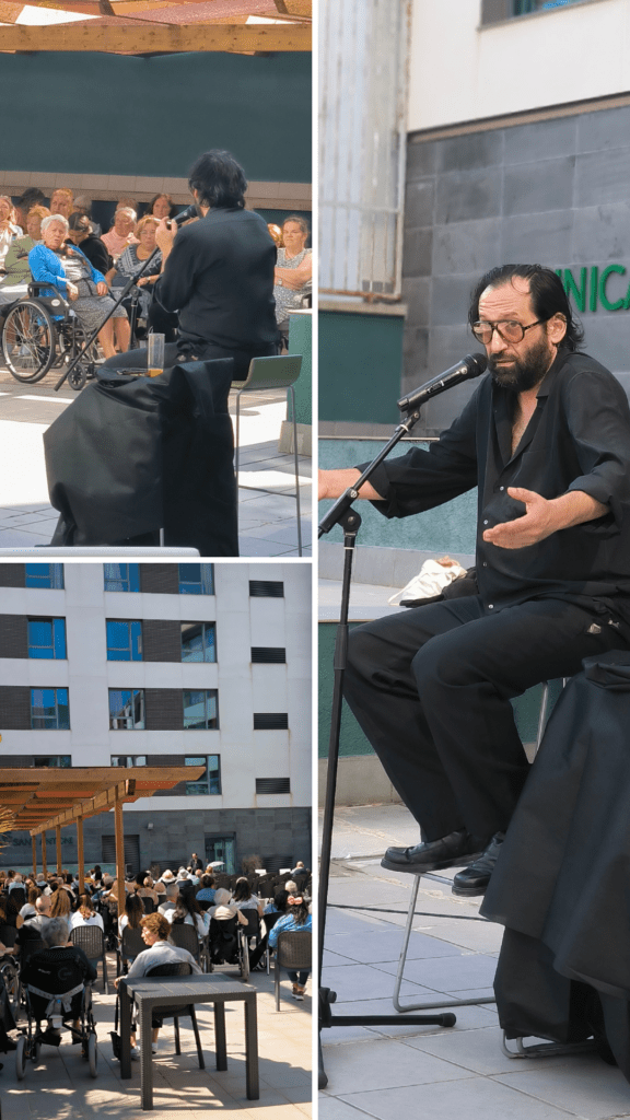 Toni Climent actuant a la clínica Sant Antoni 