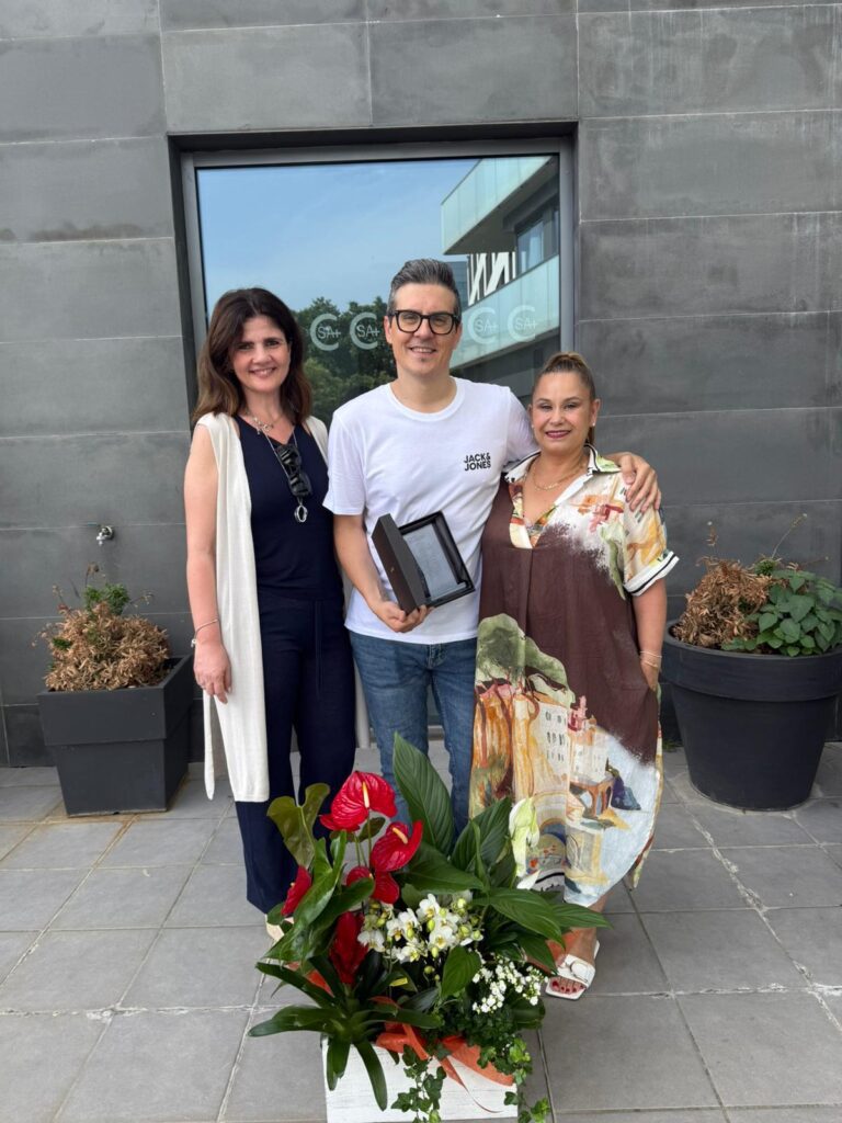 Sonia Suescun (CSA), Victor Parrado, Yolanda Gallego (Áltima)